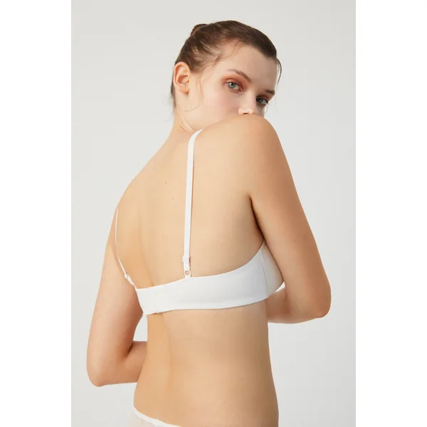 Soutien-gorge rembourré à armatures ivoire