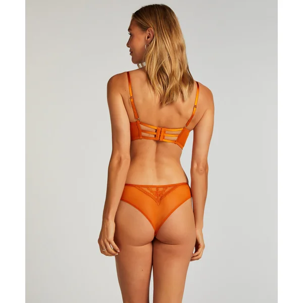 Soutien-gorge rembourré à armatures longline Vera - Orange