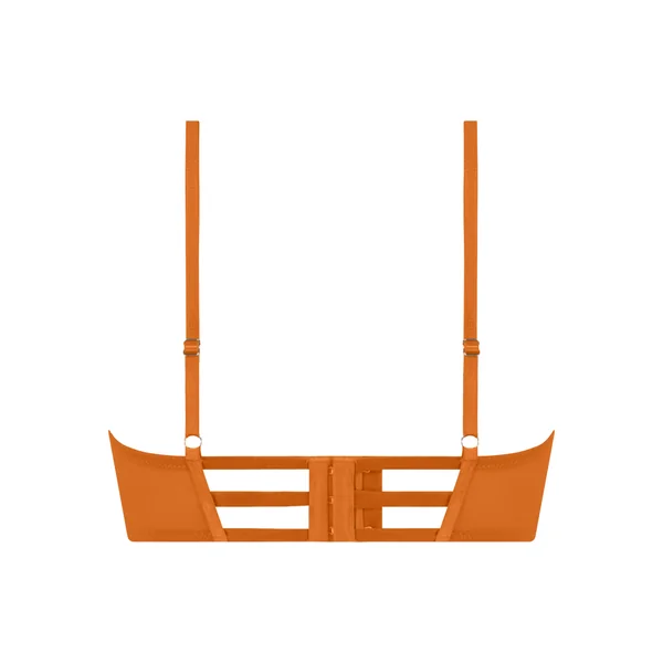 Soutien-gorge rembourré à armatures longline Vera - Orange