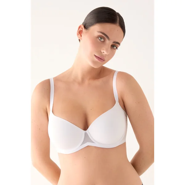 Soutien-gorge rembourré à armatures Nomarks, blanc