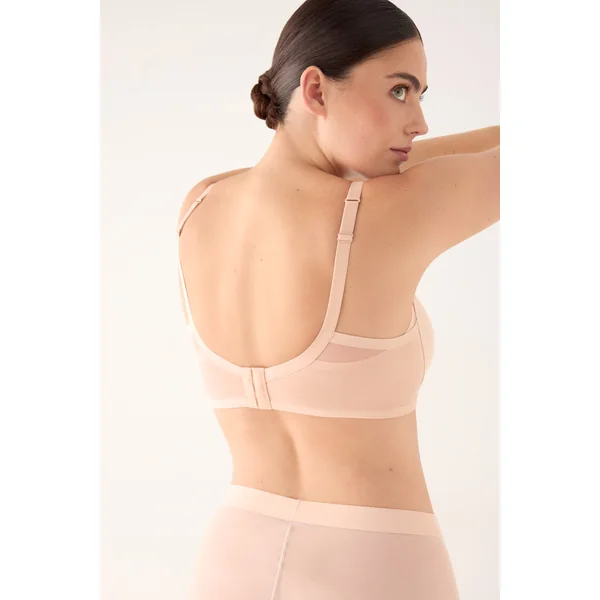 Soutien-gorge rembourré à armatures Nomarks, pare-soleil couleur chair