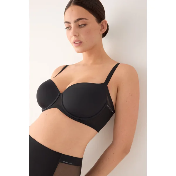 Soutien-gorge rembourré à armatures Nomarks, soutien-gorge de soleil noir