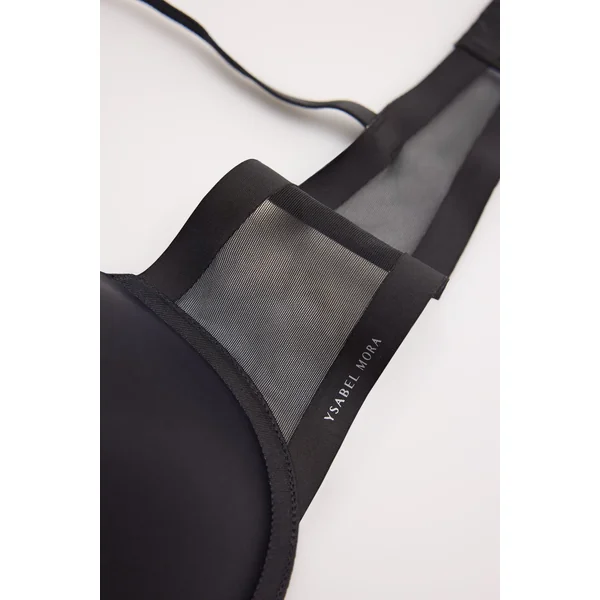 Soutien-gorge rembourré à armatures Paula noir de Nomarks