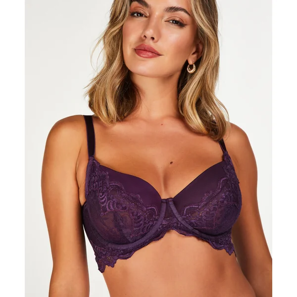 Soutien-gorge rembourré à armatures Sienna - Violet