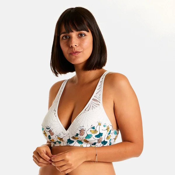 Soutien-gorge sans armatures coque souple turquoise Tsatziki