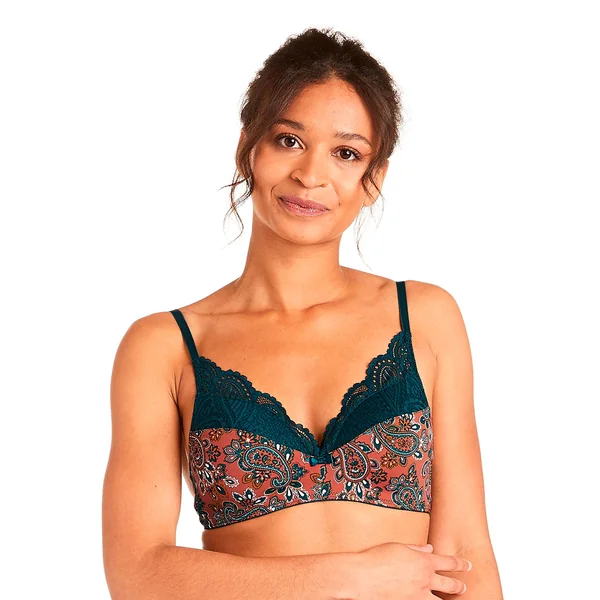 Soutien-gorge sans armatures coques souples caramel Metro