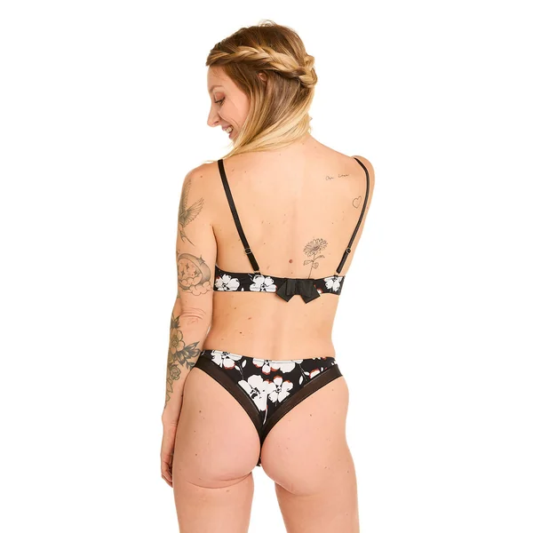 Soutien-gorge sans armatures coques souples noir Cookie