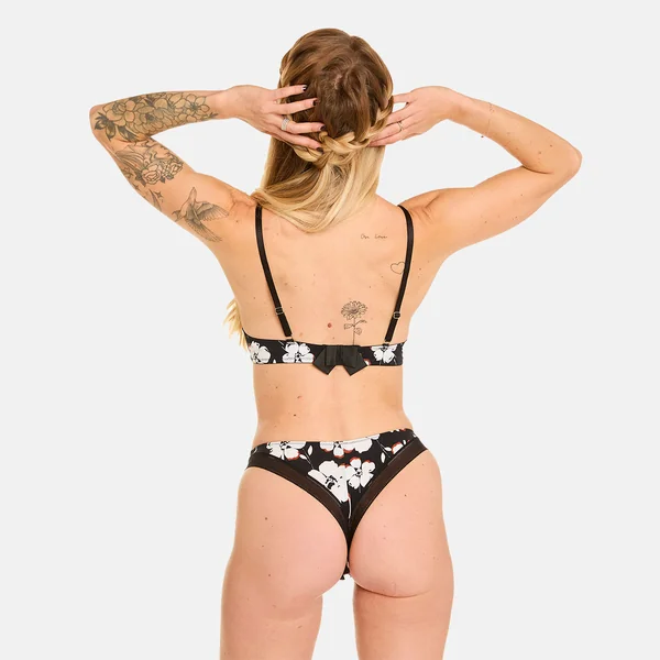 Soutien-gorge sans armatures coques souples noir Cookie