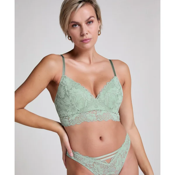 Soutien-gorge sans armatures préformé Andrea - Vert
