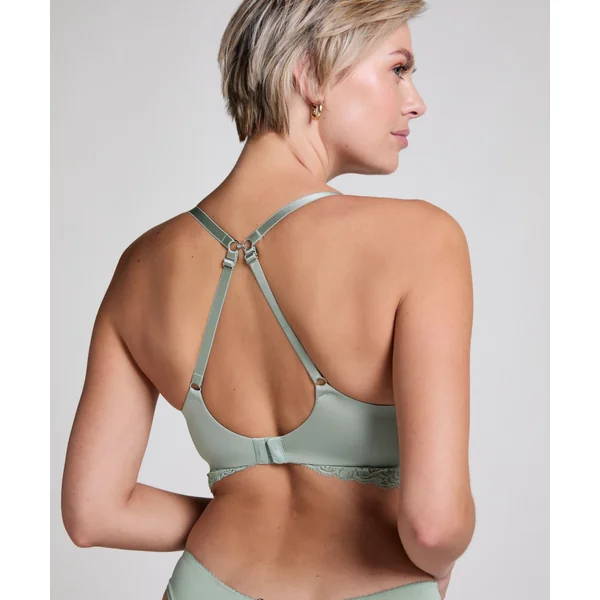 Soutien-gorge sans armatures préformé Andrea - Vert