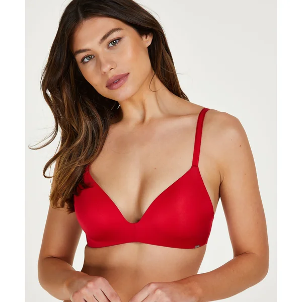 Soutien-gorge sans armatures préformé Mona - Rouge