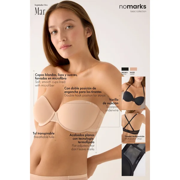 Soutien-gorge sans bretelles Nomarks, Mer Noire