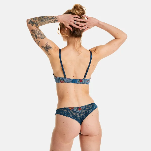 Soutien-gorge souple multico bleu Paprika