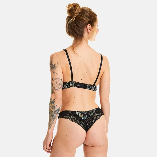 Soutien-gorge souple noir Ivresse