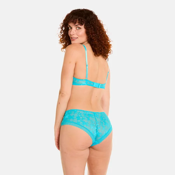 Soutien-gorge souple sans armatures turquoise Savane