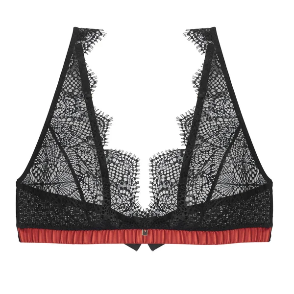 Soutien-gorge triangle sans armatures noir/cuivre Impertinente