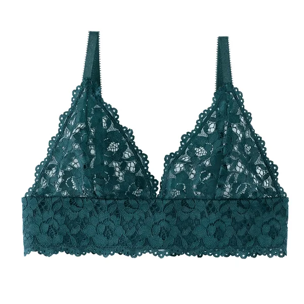 Soutien-gorge triangle sans armatures vert Paradoxe