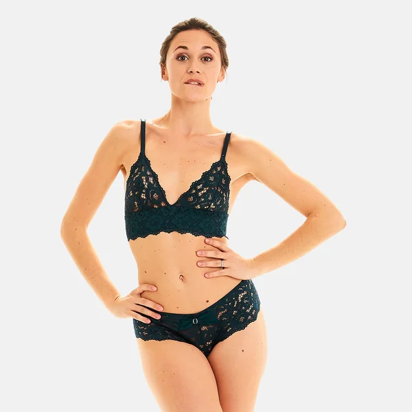 Soutien-gorge triangle sans armatures vert Paradoxe