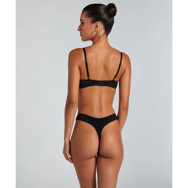 Soutien-gorge à armatures maximiseur préformé Char - Noir