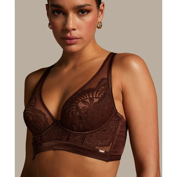 Soutien-gorge à armatures non préformé Indigo - Marron