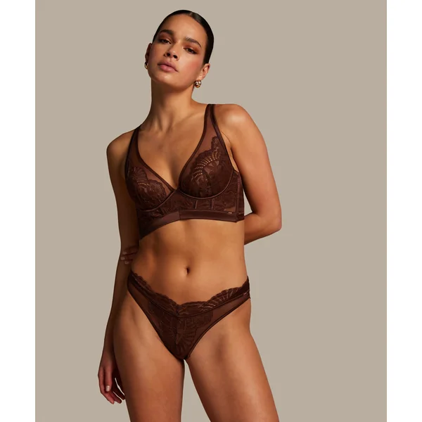 Soutien-gorge à armatures non préformé Indigo - Marron