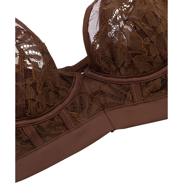 Soutien-gorge à armatures non préformé Indigo - Marron