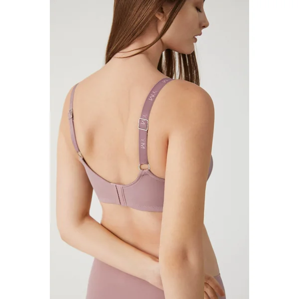 Soutien-gorge à armatures non rembourré lilas