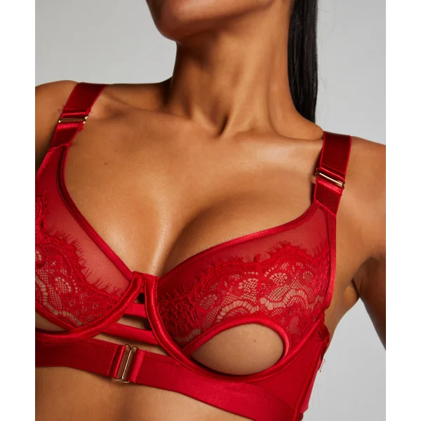 Soutien-gorge à armatures non-préformé Aurelia - Rouge