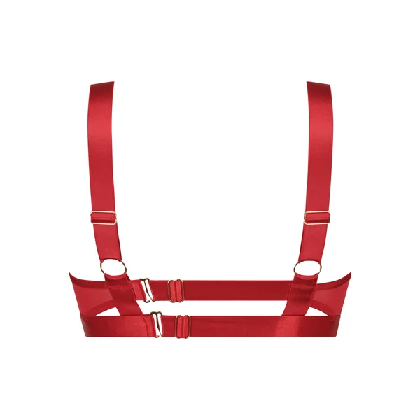 Soutien-gorge à armatures non-préformé Aurelia - Rouge