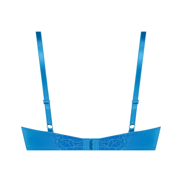 Soutien-gorge à armatures non-préformé longline Anya - Bleu