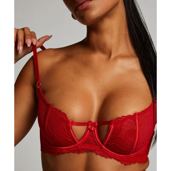 Soutien-gorge à armatures non-préformé Lulu - Rouge