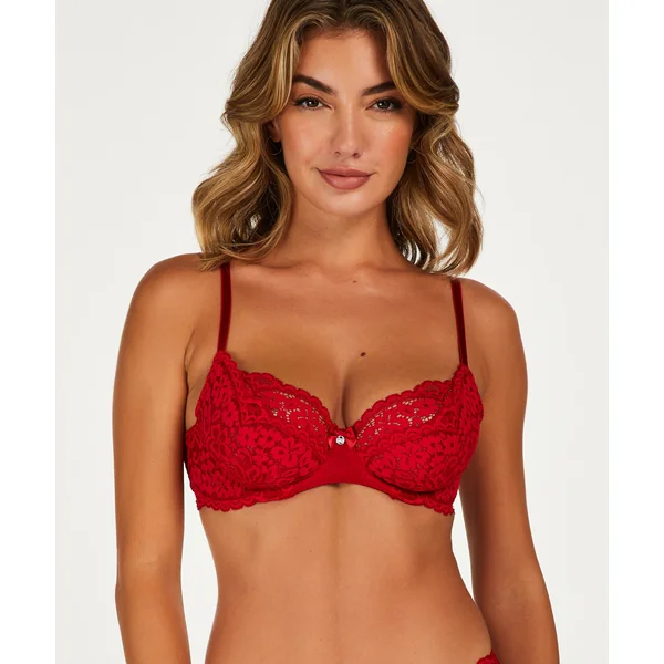 Soutien-gorge à armatures non-préformé Rose - Rouge