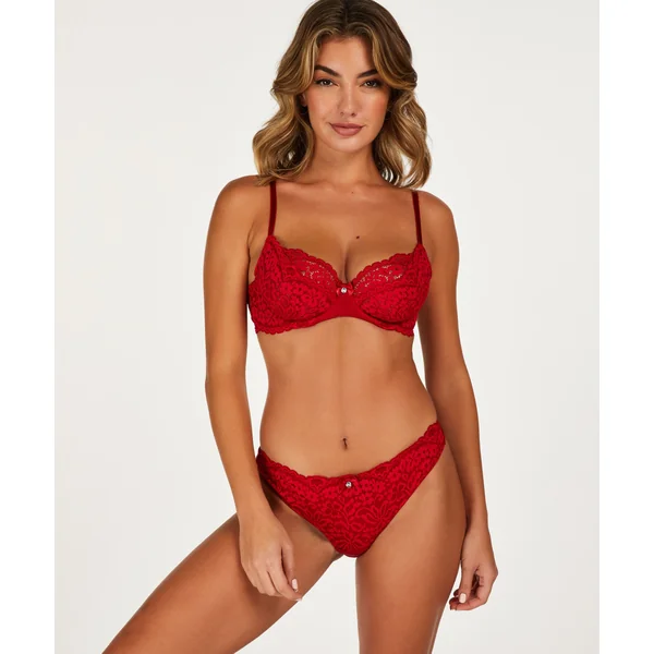 Soutien-gorge à armatures non-préformé Rose - Rouge