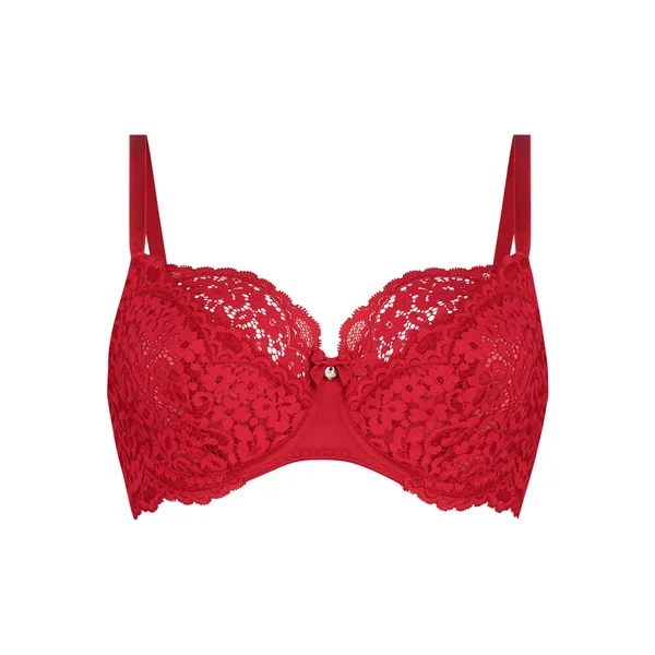 Soutien-gorge à armatures non-préformé Rose - Rouge