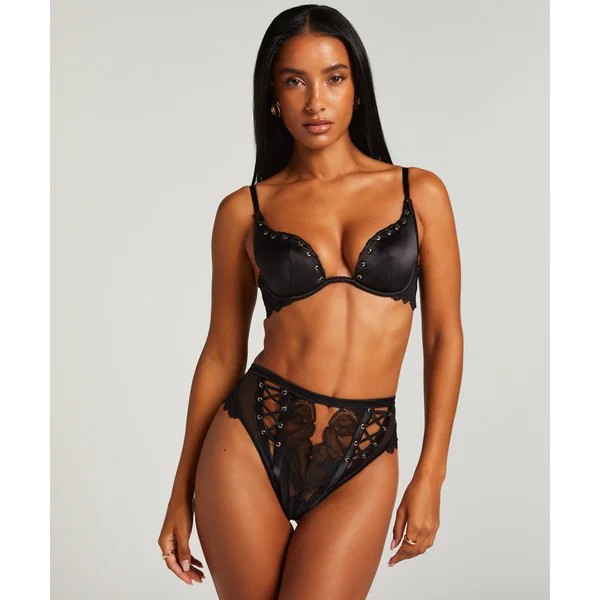 Soutien-gorge à armatures préformé Cierra - Noir