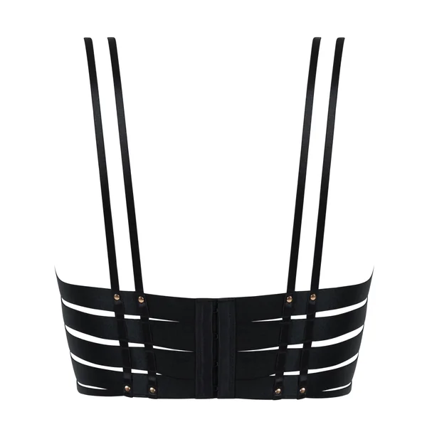 Soutien-gorge à armatures préformé longline Athena - Noir