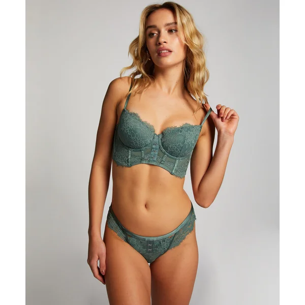 Soutien-gorge à armatures préformé longline Bella - Vert