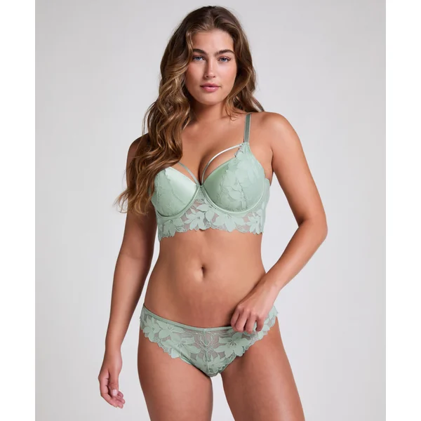 Soutien-gorge à armatures préformé longline Ingrid - Vert