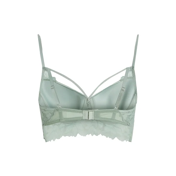 Soutien-gorge à armatures préformé longline Ingrid - Vert