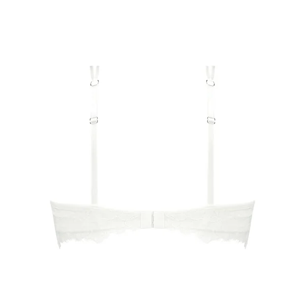 Soutien-gorge à armatures préformé longline Isabella - Blanc