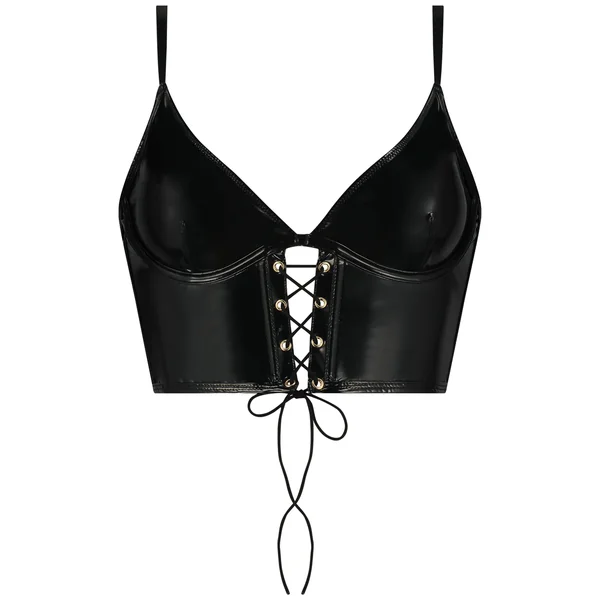 Soutien-gorge à armatures préformé Longline - Noir