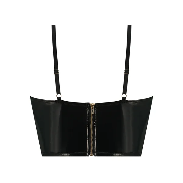 Soutien-gorge à armatures préformé Longline - Noir
