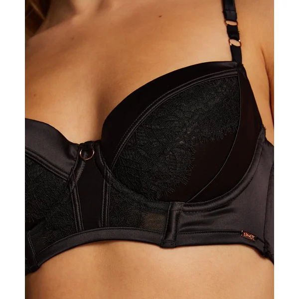 Soutien-gorge à armatures préformé Nicole - Noir