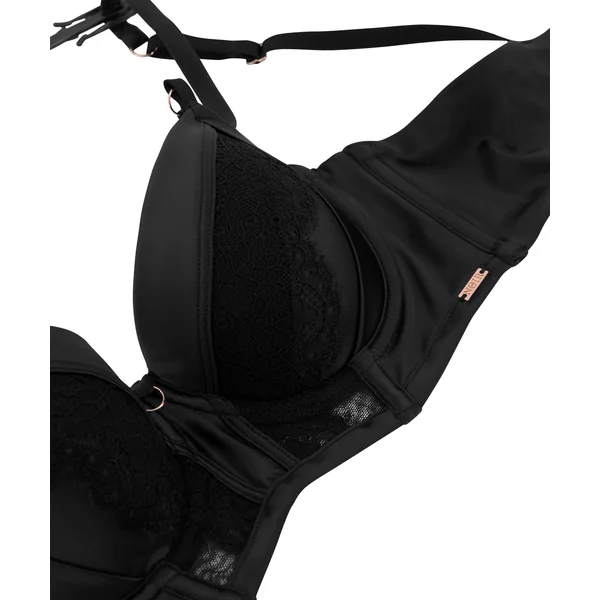 Soutien-gorge à armatures préformé Nicole - Noir