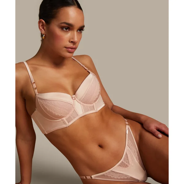 Soutien-gorge à armatures préformé Nicole - Rose