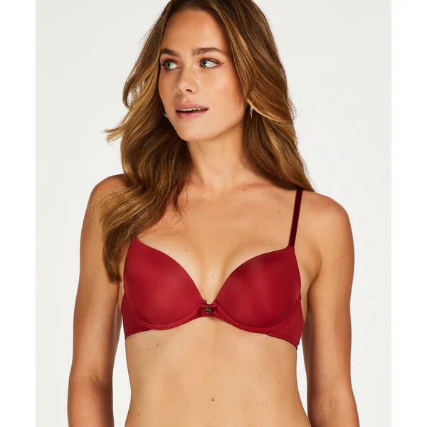 Soutien-gorge à armatures préformé Plunge - Rouge