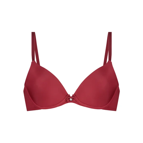 Soutien-gorge à armatures préformé Plunge - Rouge