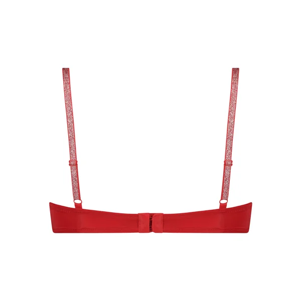 Soutien-gorge à armatures préformé Plunge - Rouge