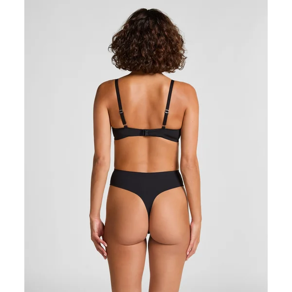 Soutien-gorge à armatures préformé push-up Smooth - Noir