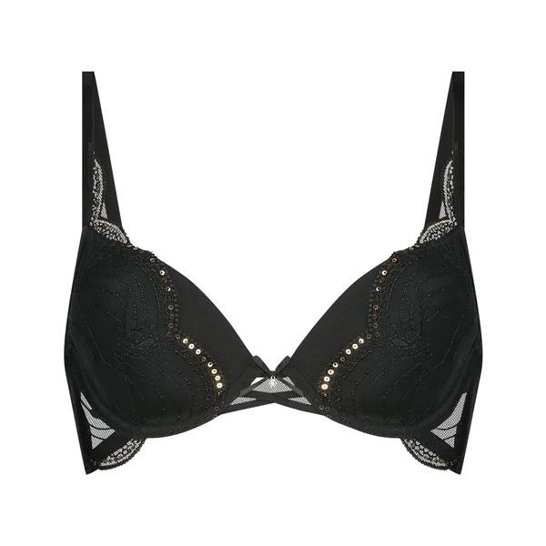 Soutien-gorge à armatures préformé Ruby - Noir